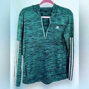 Adidas Climalite Lightweight Hoodie Green Size Medium‎